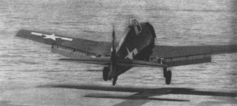 File:Grumman F6F-5K Hellcat drone is launched from USS Shangri-La (CV-38), in 1946.jpg