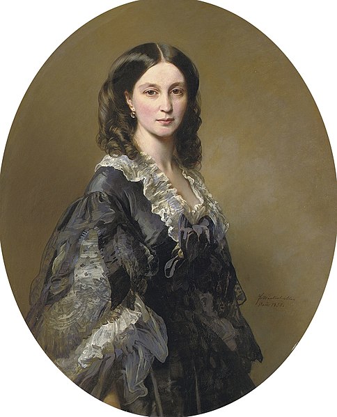 File:Hélène Bibikoff Princess Bariatinsky, three-quarter length 1858.jpg