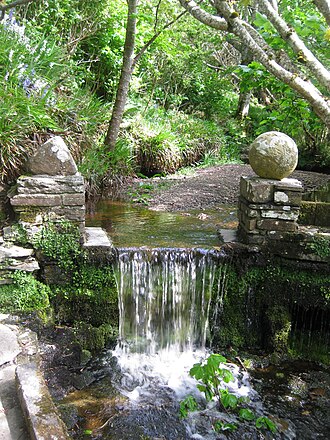 One of the waterfalls created by Edwin Harrold in Happy Valley Happy Valley Waterfall.jpg