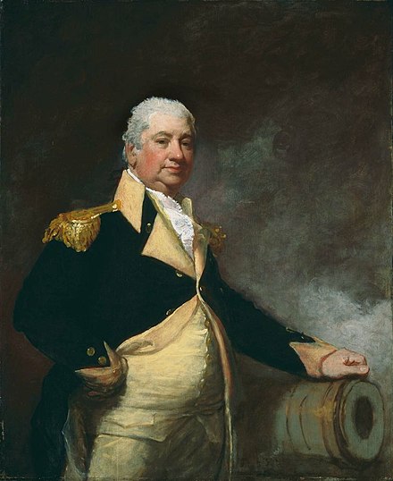 Portrait of General Knox in military uniform
