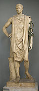 Hermes, copia romana di età adrianea, da originale greco della fine del IV secolo, dalla villa driana di tivoli, inv. 2211