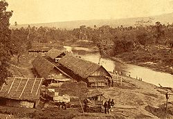 Artillery and cavalry bivouac at Selimoen. Het bivak van artillerie en cavalerie.jpg