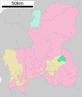 東白川村位置図