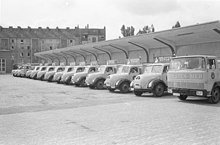 Der historische Fuhrpark der Holsten-Brauerei, bestehend aus Magirus-Deutz Rundhaubern und D-Frontlenkern