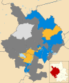 Huntingdonshire UK local election 2008 map.svg