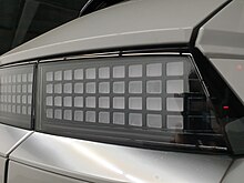 Close-up of Ioniq 5 tail lights, featuring "Parametric Pixel" design Hyundai Ioniq 5 NE Grey (11).jpg