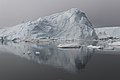 Icebergs in Disko Bay in Baffin Bay