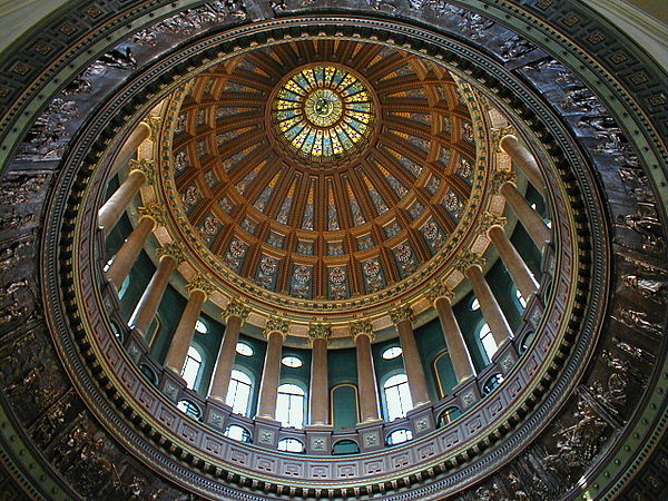 Detail of the dome interior