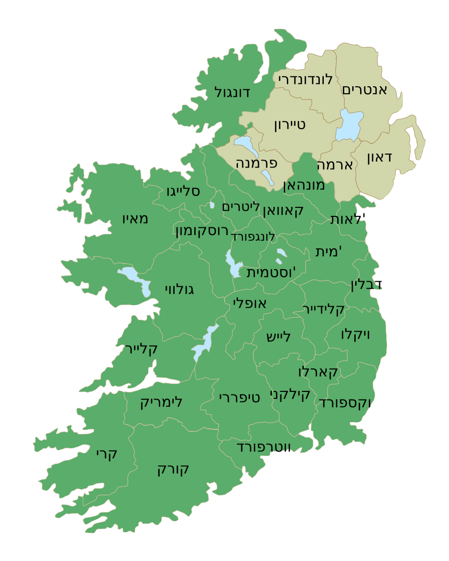 Ireland trad counties he.svg