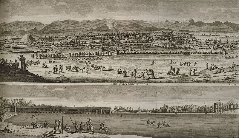 File:Ispahan - Pont Alla - Werdie - Chan - Bruyn Cornelis De - 1725.jpg
