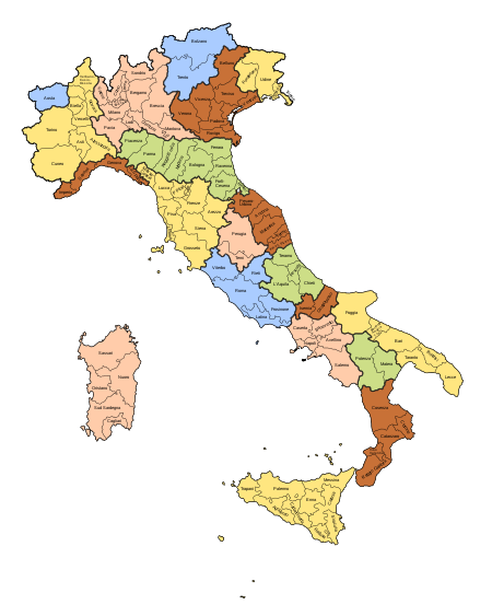 Administrative regions of Italy