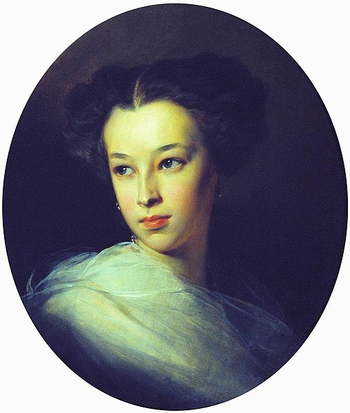 File:Ivan K Makarov-Natalia Alexandrova Pushkina,1849.jpg