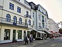 Old townhouses at Jomas iela in Jūrmala