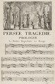 English: Jean-Baptiste Lully - Persée - score, prologue