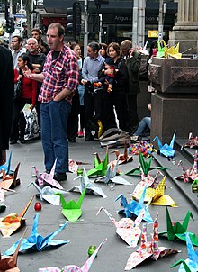 Australian anti-nuclear campaigner Jim Green at Melbourne's GPO in March 2011 Jim Green from FoE.jpg
