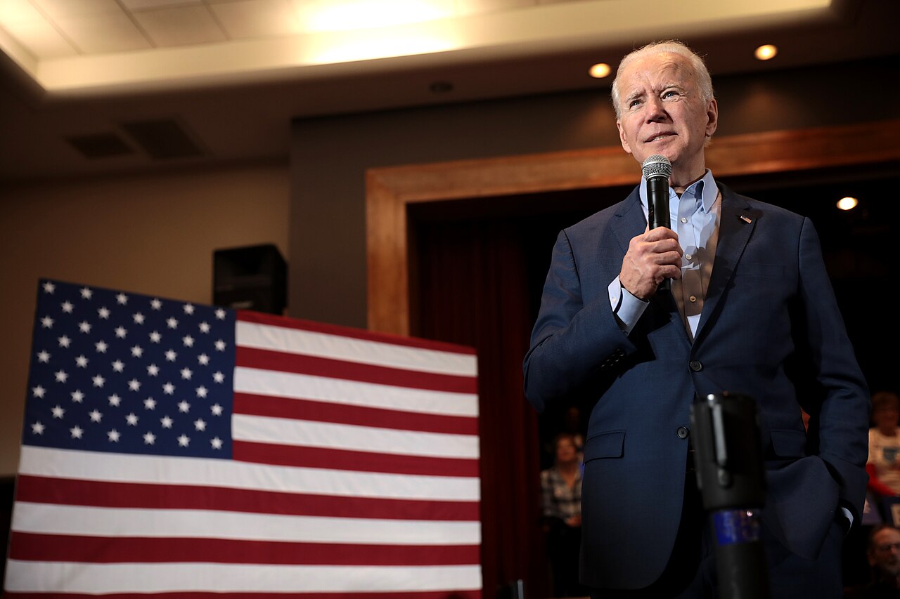 Joe Biden speaking with supporters at a community event at Sun City MacDonald Ranch in Henderson, Nevada. Image: Gage Skidmore from Surprise, AZ, United States of America - Joe Biden / Wikimedia