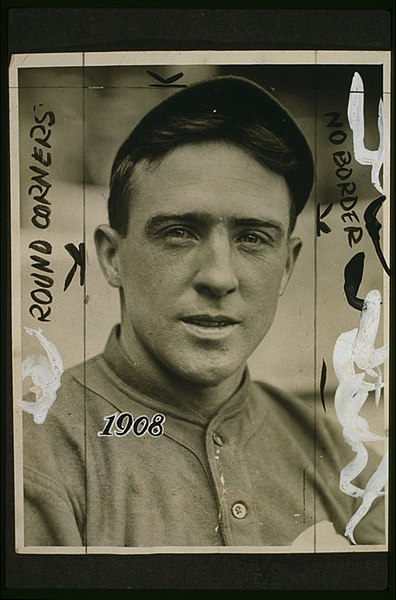 File:Joe Tinker, head-and-shoulders portrait, facing front) - Charles M. Conlon, Evening Telegram, New York LCCN2001695889.jpg