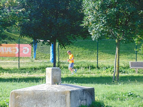 Jogging in Rome