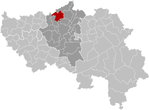 Položaj grada Juprelle unutar pokrajine Liège