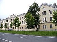 Západní budova Vojenské akademie v Hranicích na Moravě