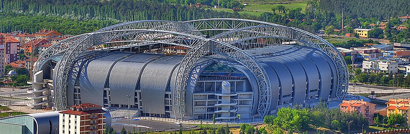 Kadir Has Stadium in Kayseri.