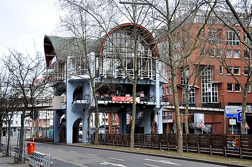 Karlsruhe Fritz-Erler-Straße Brückenrestaurant