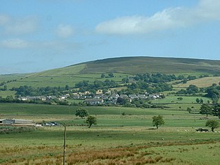 Kelbrook Village in Lancashire, England