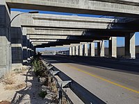 קשת מודיעין מעל כביש 431, גשר פרגולה.
