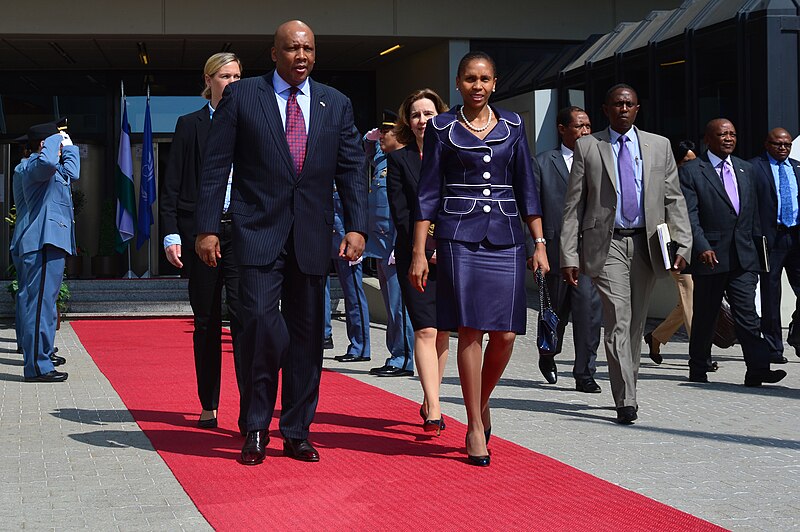 Plik:King Letsie III and Queen Masenate Mohato Seeiso of Lesotho.jpg