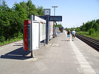 <span class="mw-page-title-main">Krupunder station</span> S Bahn Station in Schleswig-Holstein