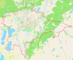 Mapa lokalizacyjna Kurganu