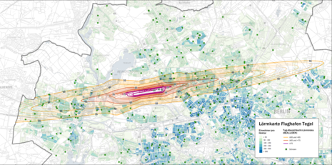 Noise map of Berlin Tegel Airport Larmkarte Flughafen Berlin-Tegel.png