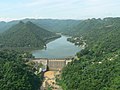 Lago Dos Bocas with dam