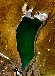 Lake Abert seen from space