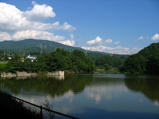 Lake Midoriko near Shiojiri Pass