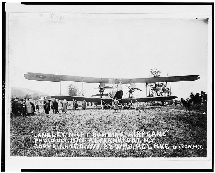 File:Langley night bombing airplane. Photo, Oct. 15-18 at Frankfort, N.Y. LCCN90712122.jpg