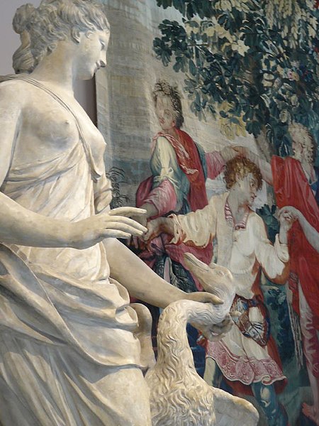 File:Leda and the Swan by Michel Anguier 1654 CE French Limestone (2) (2205763067).jpg