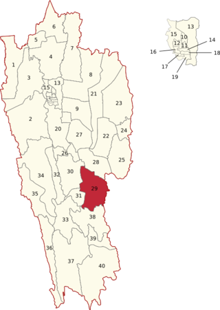 <span class="mw-page-title-main">South Tuipui Assembly constituency</span> Constituency of the Mizoram legislative assembly in India