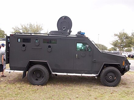 Lenco BearCat owned by the Lee County Sheriff's Office (Florida) SWAT team