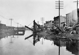 Lift bridge at Grove Street in Jersey City.