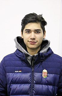 Shaoang Liu Hungarian short track speed skater