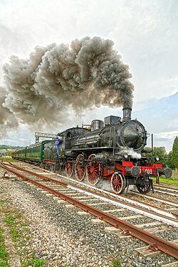 Locomotiva a vapore. Steam locomotive.jpg