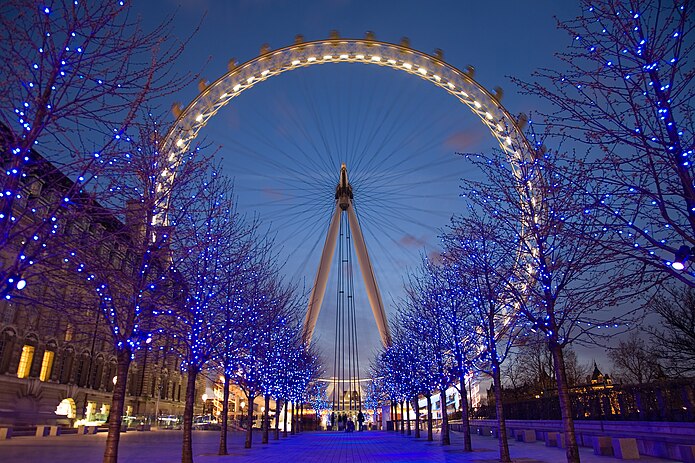 London Eye, un des symboles du Londres moderne.