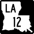 Louisiana Highway 12 znacznik