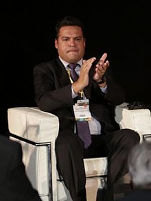 Luis Revilla in Madrid, Spain in 2017. Luis Revilla en el Foro sobre Violencias Urbanas de Madrid (2017).jpg