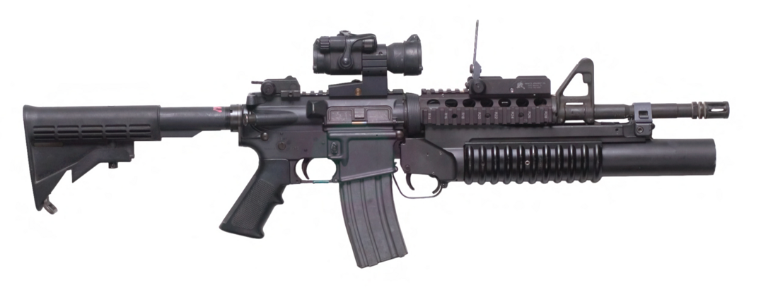 File:M4 Carbine with M203 Grenade Launcher.png