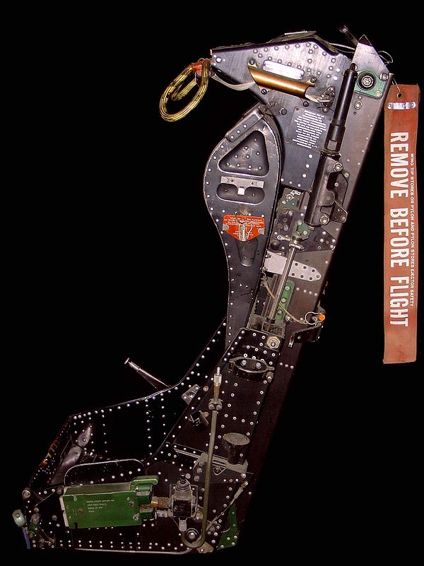 Martin-Baker Ejection seat MK.GT5 in the Republic RF-84F Thunderflash 1961–1976