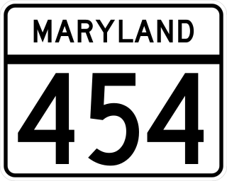 <span class="mw-page-title-main">Maryland Route 454</span> State highway in Maryland, United States