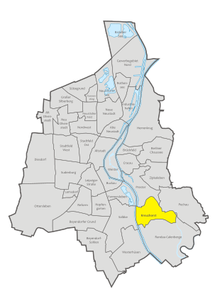 Magdeburg, administrative districts, Kreuzhorst location.svg
