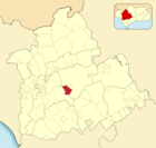 Расположение муниципалитета Майрена-дель-Алькор на карте провинции